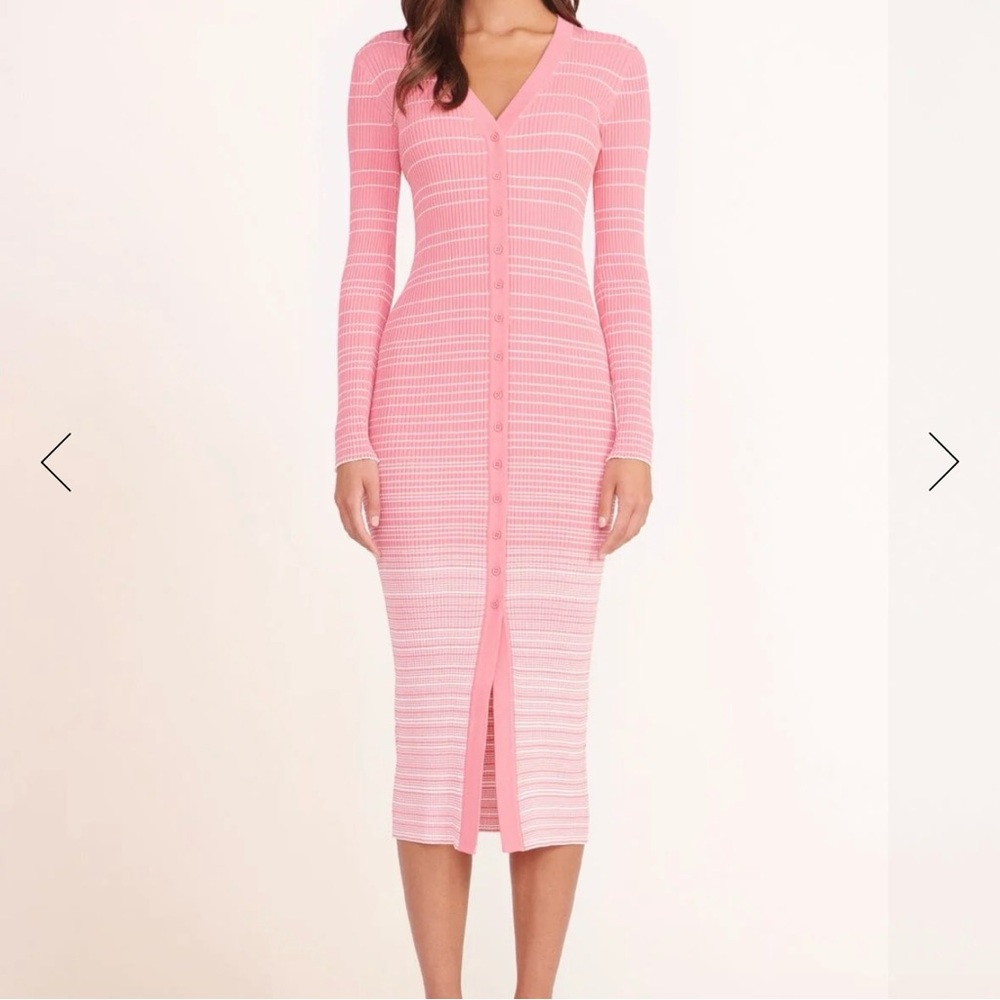 STAUD- Long Sleeve Sweater Dress, Size L